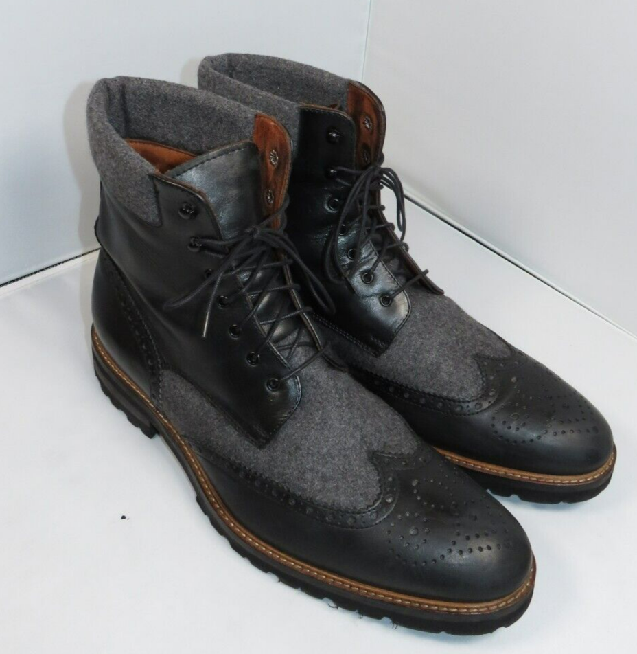 Leather Wool Size 11 M Made Italy