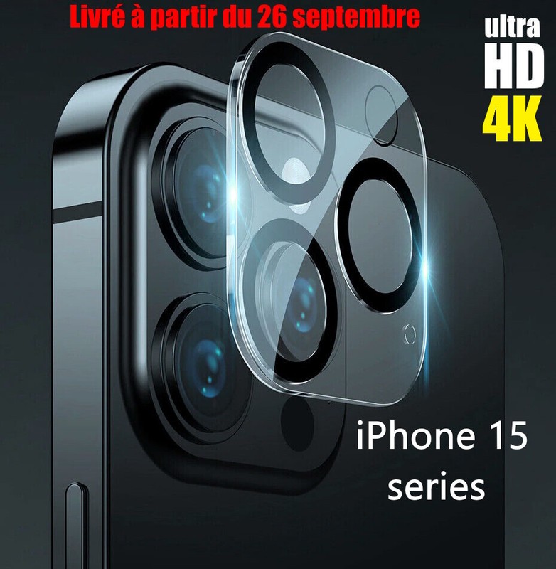 Verre TrempÃ© Protection Objectif CamÃ©Ra ArriÃ¨Re Iphone 15 14 13 12 11 Pro Glass
