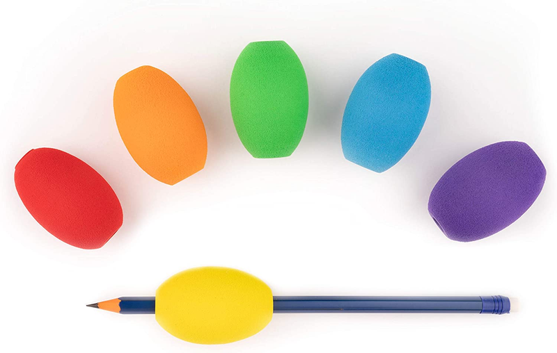 Pencil Pen Stylus Foam Egg Grips | Ergonomic Writing Aid Trainer for Cushion and