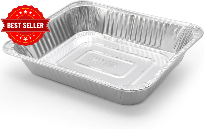 Aluminium Drip Trays 16 X 22 X 4.5Cm - 10 Pack