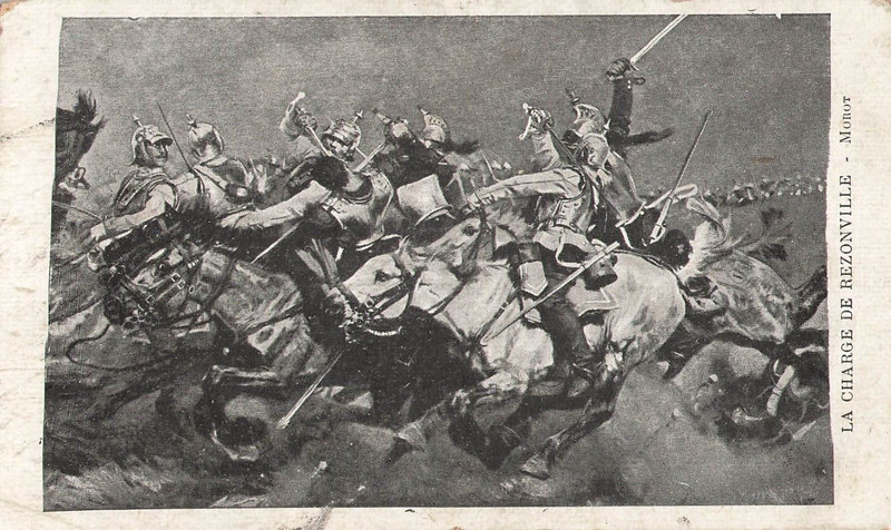 Cp Tableau La Charge De Rezonville Par Morot  - 31321