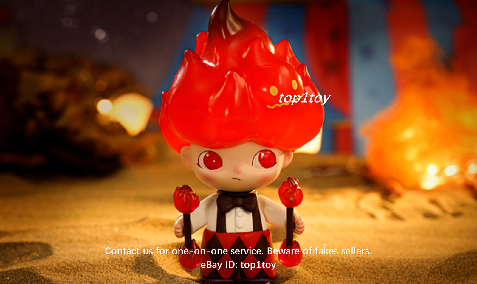 POP MART x DIMOO WORLD Midnight Circus Fire Dancer Mini