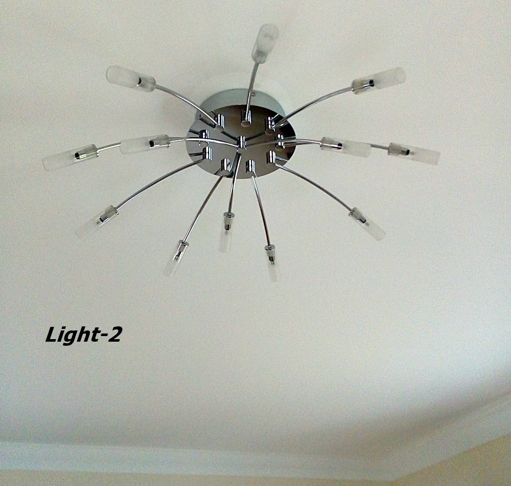 Designer Ceiling Lights Star Shaped Vgc Immaculate Top Quality In