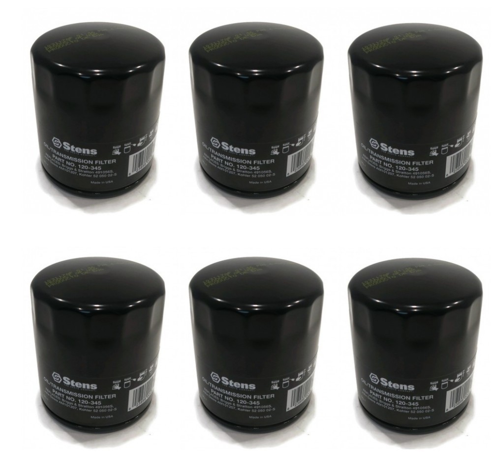 (6) New OIL FILTERS for Kohler 25 050 27 25 050 33-S 25 050 34-S 52 050