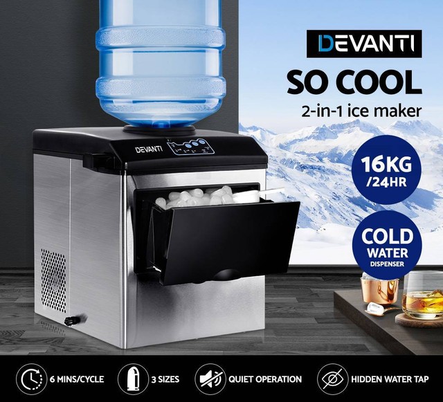  Ice Maker Cold Water Dispenser Counter Top Domestic 