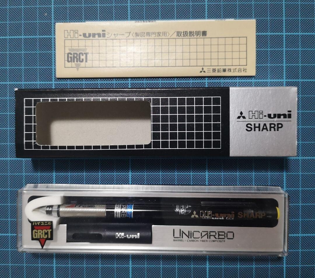 三菱鉛筆　Hi-uni3-3050 青カーボン　0.3 Mint Mitsubishi hi-Uni 3050 0.3mm Drafting Mechanical Pencil