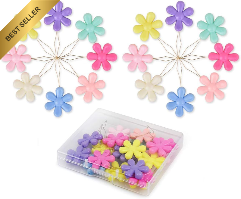 Needle Threader Flower Shape Hand Sewing Kit 20PCS Sewing Needle Threaders for C