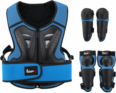 Kids Motorcycle Armor Suit Dirt Bike Gear Riding Protective Gear Chest Xmas Gift