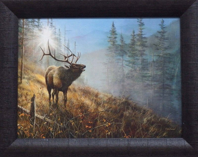 Jim Hansel Song In The Mist Elk Studio Canvas-framed