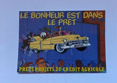 carte postale Ted Benoît Publicité Crédit Agricole