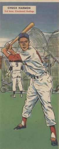 36119) 1955 Topps 82 Chuck Harmon Reds-EM | eBay