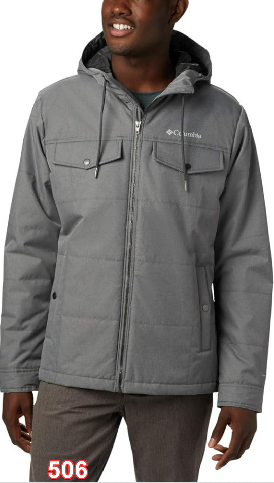 Columbia Mens Montague Falls Ii Insulated Jacket City Grey Melange XL