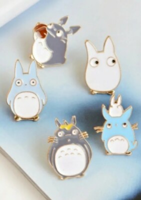 Studio Ghibli ROCKS! So does this 5pc Totoro Enamel pin set! Great  Anime Gift!
