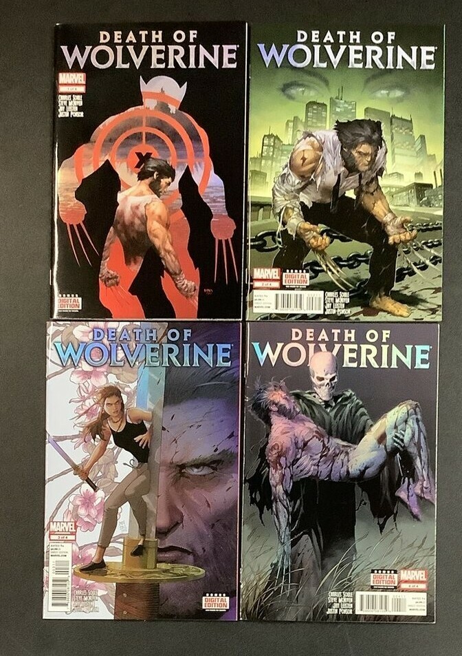 Death of WOLVERINE　アメコミリーフ4巻セット（オマケ付き） ファッションデザイナー Death of WOLVERINE アメコミリーフ4巻