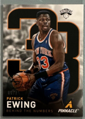 2013-14 Pinnacle Behind the Numbers Artist's Proof Green #16 PATRICK EWING 09/25