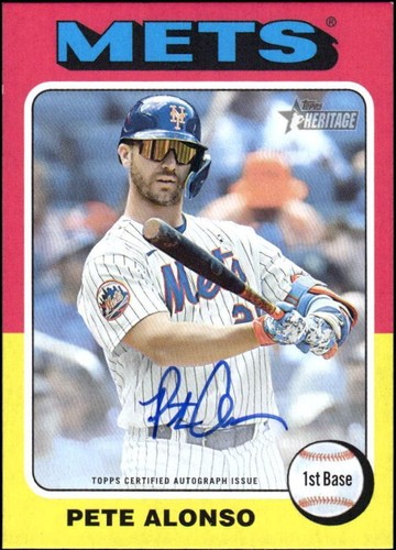2024 Topps Heritage - Pete Alonso #ROA-PA