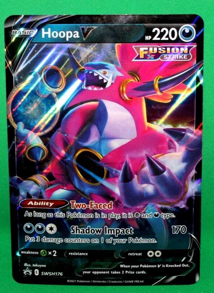 Pokemon Hoopa V HP220 '21 Fusion Strike Collectible