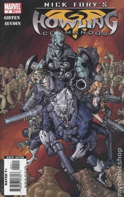 Nick Fury's Howling Commandos #4 VG 2006 Stock Image Low Grade