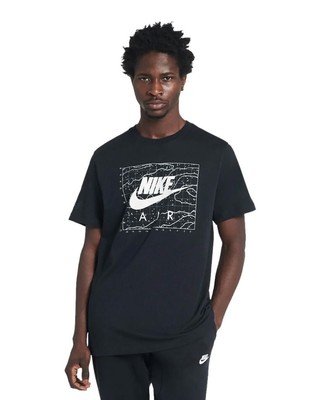 

Мужская черная футболка Nike Air HBR, Черный