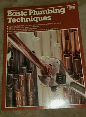 BASIC PLUMBING TECHNIQUES by Ortho Books Home Improvement DIY
