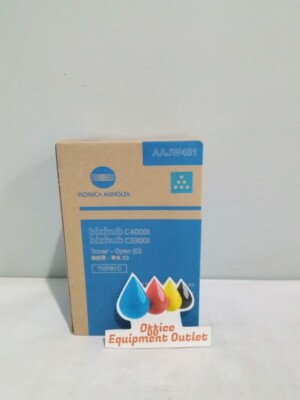 Konica Minolta AAJW431 TNP81C Cyan Toner Cartridge