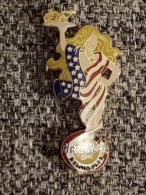 PIN GIRL HARD ROCK CAFE/ GATLINBURG 4TH OF JULY PATRIOT GIRL 2002