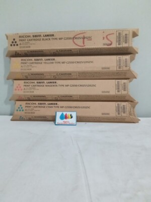 Ricoh MP-C2550 Series Complete Color Toner Cartridge Set