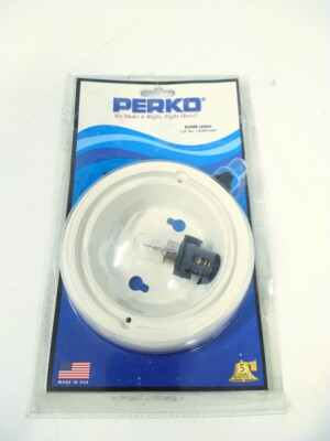 Perko 1253DP1WHT, Surface Mount Dome Light ( Missing Cover )