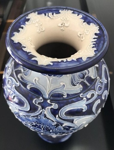 Monumental William Moorcroft Macintyre Florian Ware Dianthus X-Large Vase Rare