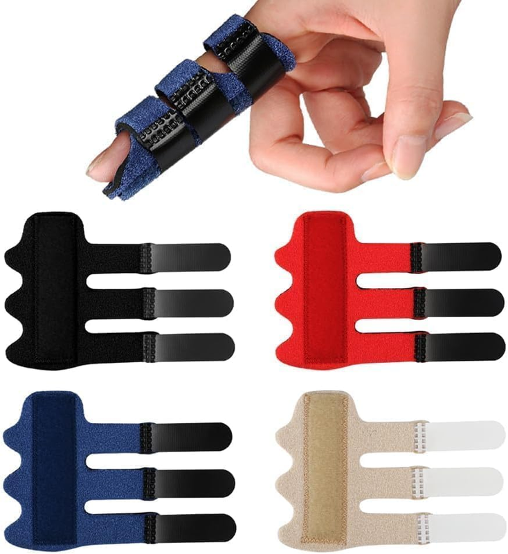 4 Pcs Small Finger Splint Brace for Men,Thumb Support Brace Trigger Finger Prote
