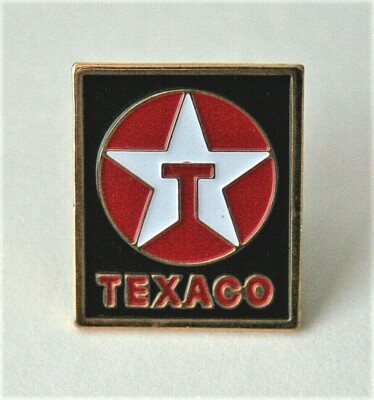 Texaco Star Oil & Gas Hat Lapel Pin NOS New 1980s