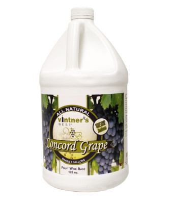 VINTNER'S BEST  CONCORD GRAPE FRUIT WINE BASE 128 OZ (1 GAL)