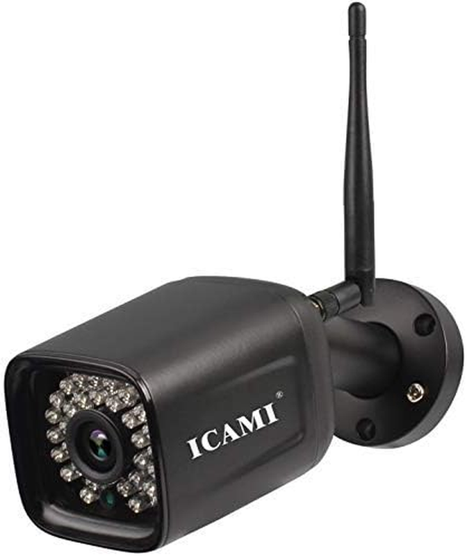ICAMI Wireless Security Camera Outdoor 1080p WiFi Waterproof SD Card with