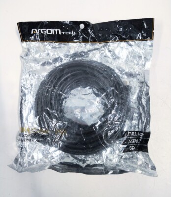 ArgomTech A00169, Full HD 3D HDMI Cable 25ft