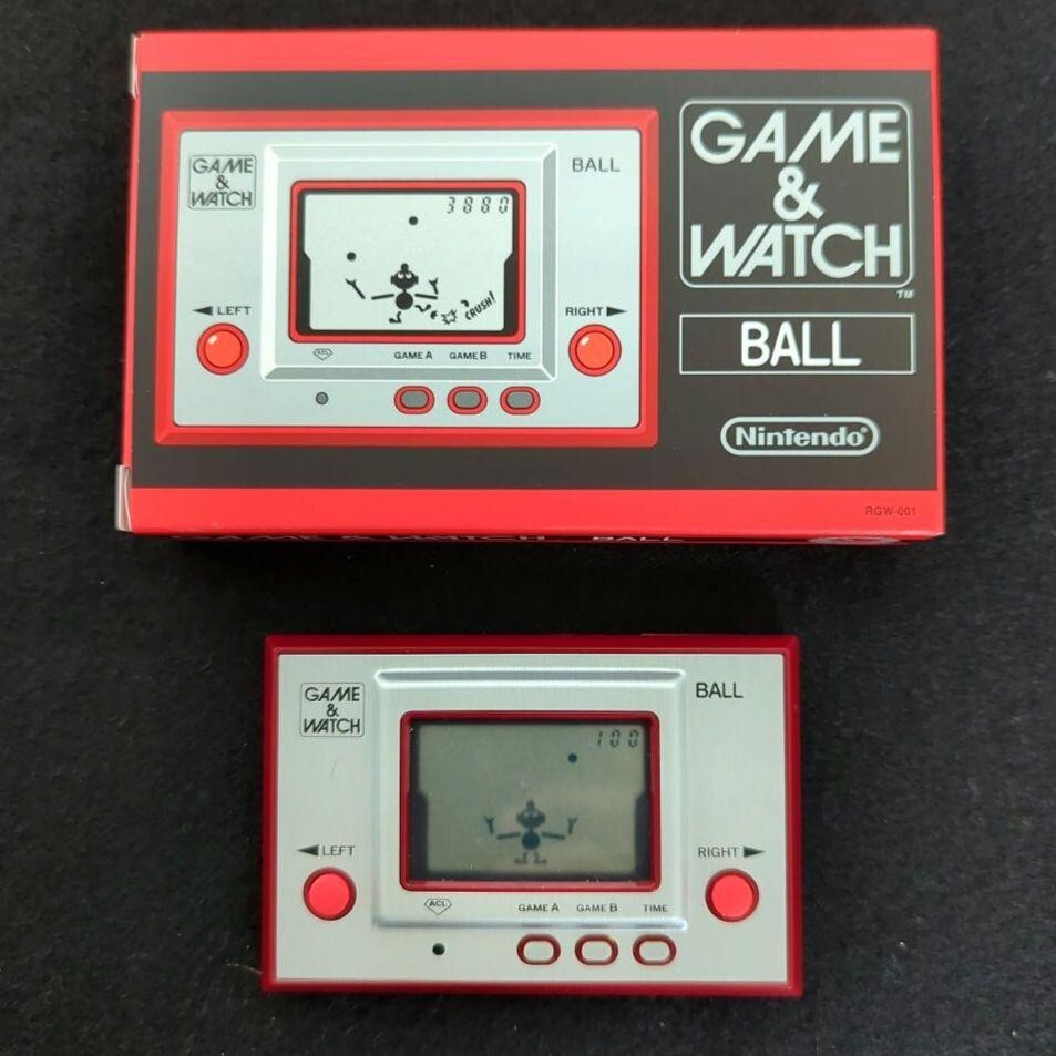 Nintendo Game & Watch Ball Reprint Novelty Club Nintendo