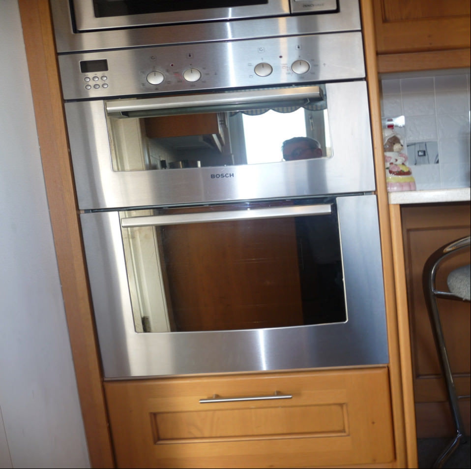 Bosch built in double oven HBN93 Brushed steel in Bearsden, Glasgow