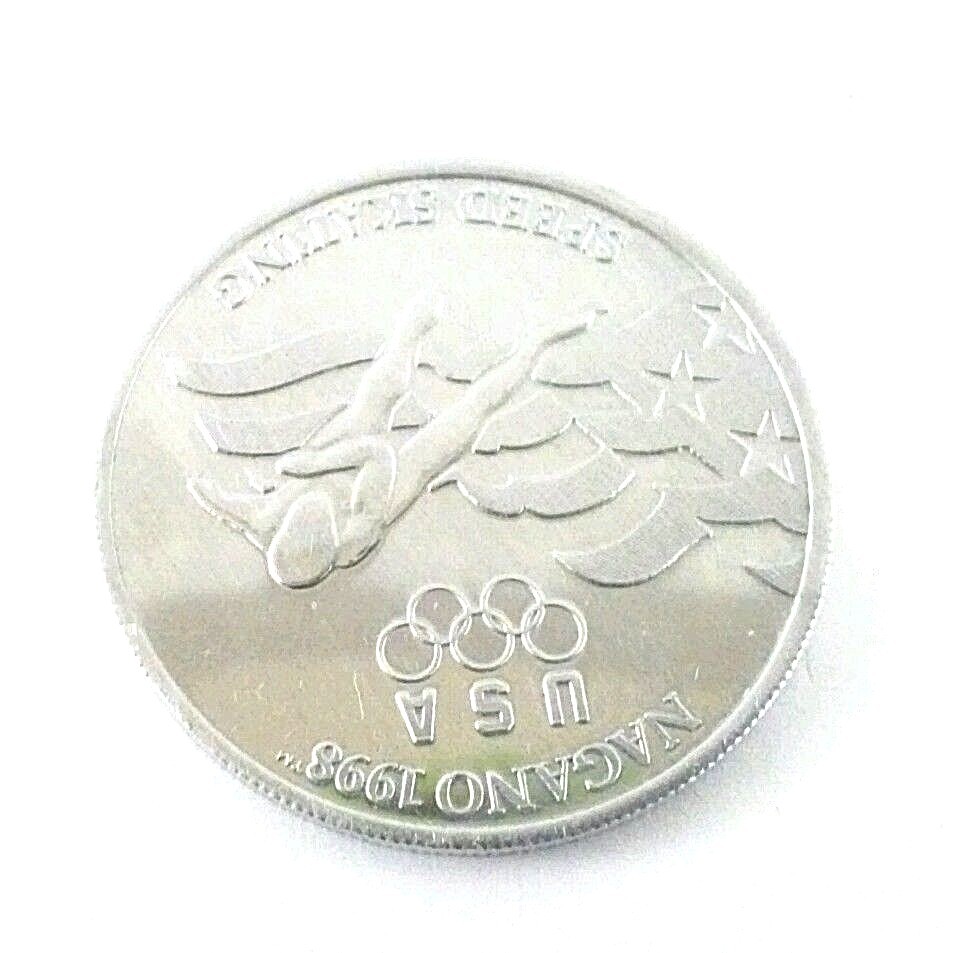 U.S. Olympic Speed Skating Team 1998 Nagano 36 USC 380 Vintage Token