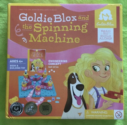 New Goldie Blox and the Spinning Machine Game Read & Build Engineering Age 4+