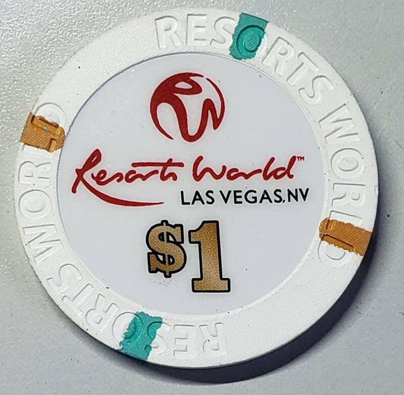 $1 Resorts World - Las Vegas, Nevada House Chip - MINT - Never seen table play