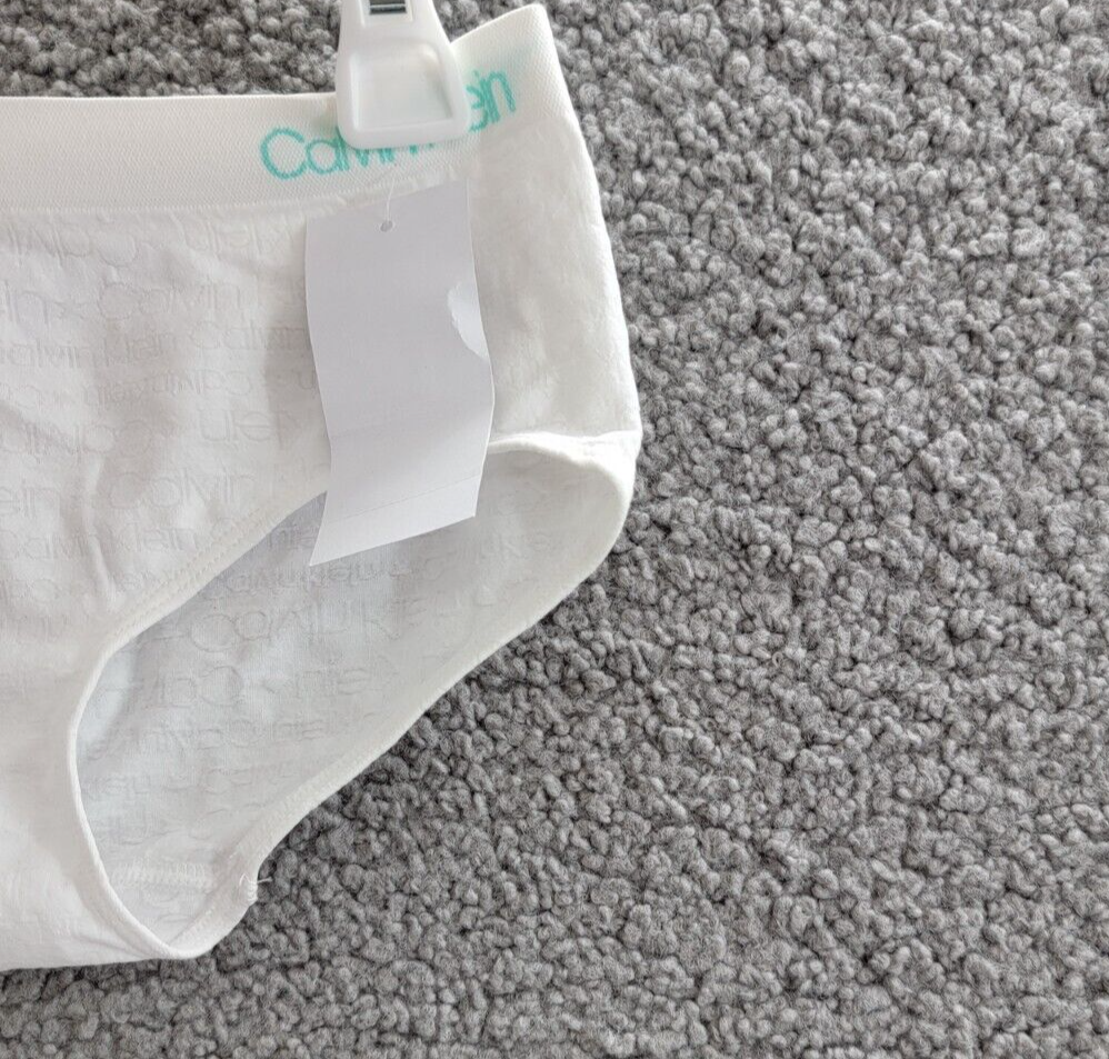 Calvin Klein Seamless Hipster Underwear Girls L (10-12) Classic White Pull On - Picture 4 of 16