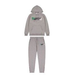 image for Trapstar Chenille Tracksuit Grey/Green Bee