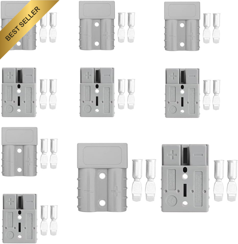 Packet of 10 Anderson Style Plug Connectors,  Battery Connection Quick Connector