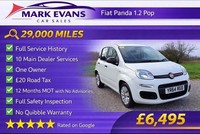 2014 Fiat Panda 1.2 Pop 5dr HATCHBACK Petrol Manual