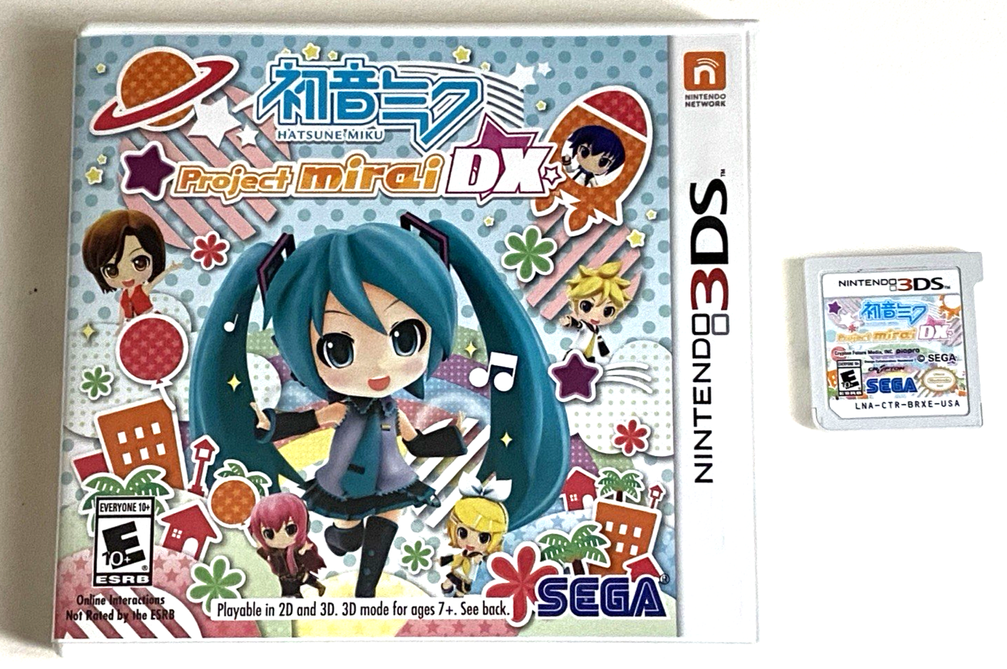 Hatsune Miku Project Mirai DX 北米版 3DS Hatsune Miku Project Mirai DX Nintendo 3DS Game Case