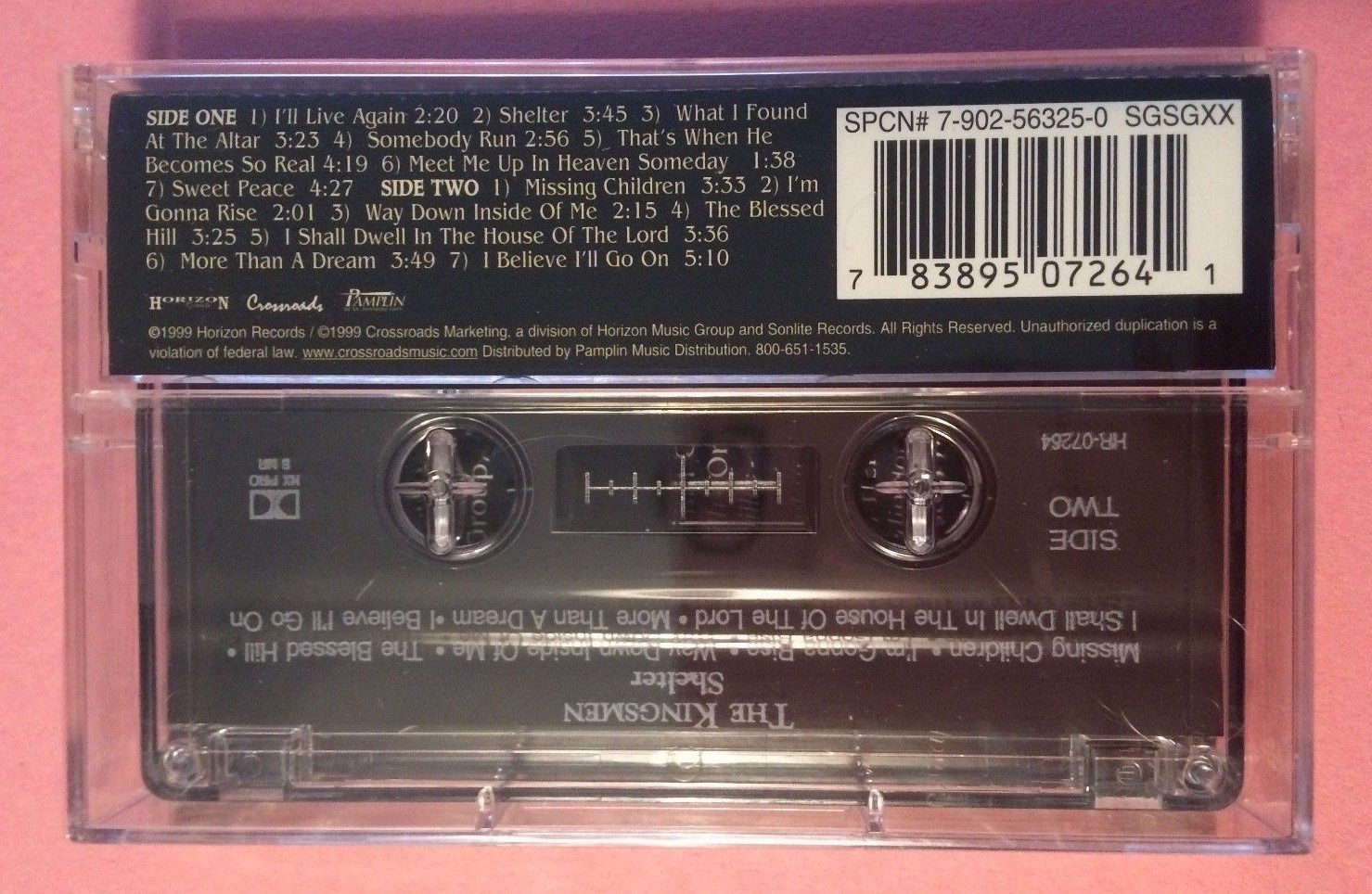 The Kingsmen - Shelter NEW K7 Cassette Tape SOUTHERN GOSPEL 1999