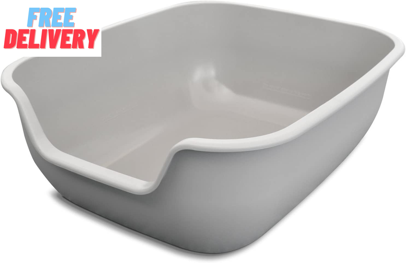 Petfusion Betterbox Large Litter Box. Pet Safe Non-Stick Coating for Easier Clea