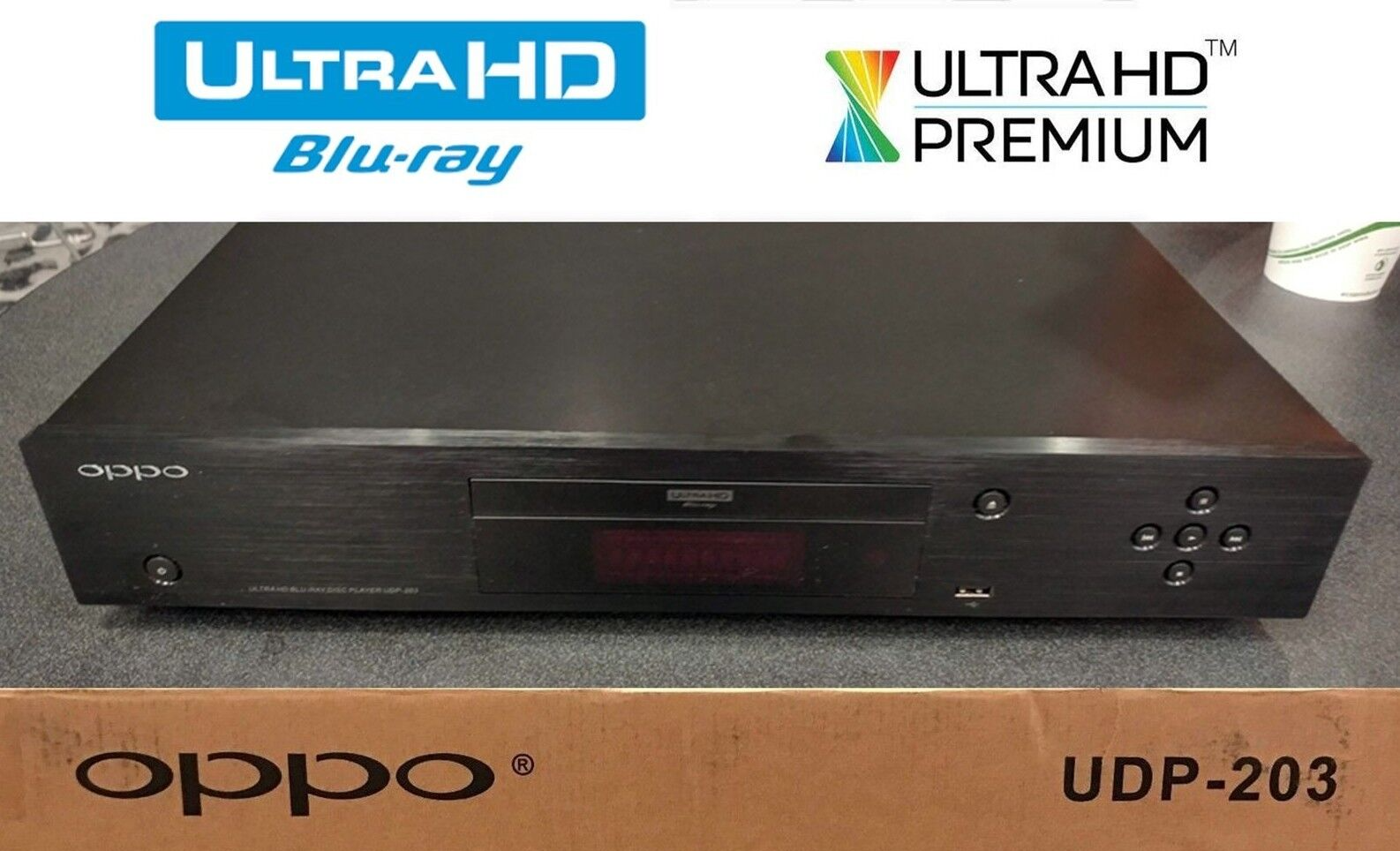 OPPO DIGITAL UDP-203 4K ULTRA HD UHD UNIVERSAL 3D BLU-RAY
