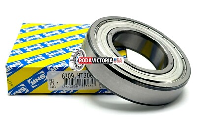 SNR NTN 6209 HT200 ZZ Deep groove Ball Bearing, Metal Shielded 45x85x19 mm