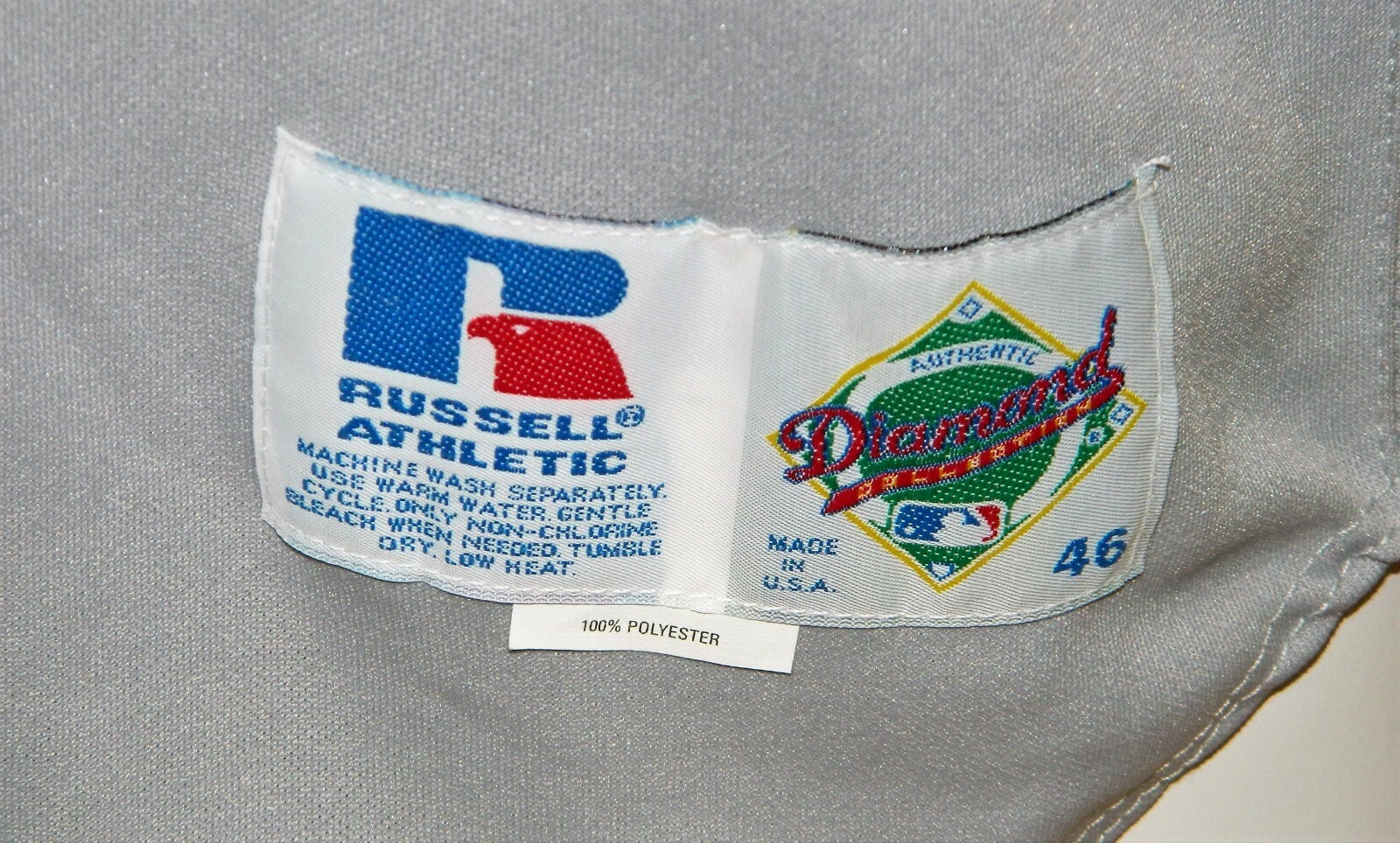 1998 Sandy Martinez (Set 2) Game Worn Chicago Cubs Road Jersey #8 - Russell