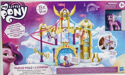 My Little Pony A New Generation Movie Royal Racing Ziplines, 22in Castle Playset